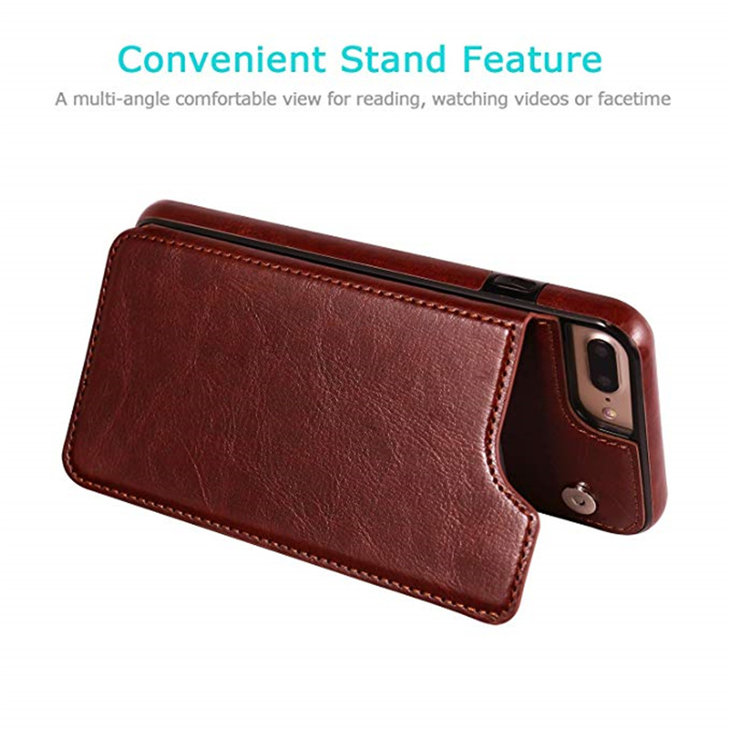 Slim Leather Cover Wallet Case For iPhone 12 11 pro max 8 7 6 plus