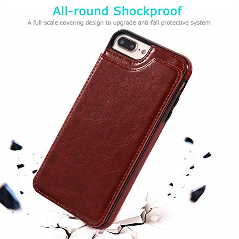 Slim Leather Cover Wallet Case For iPhone 12 11 pro max 8 7 6 plus