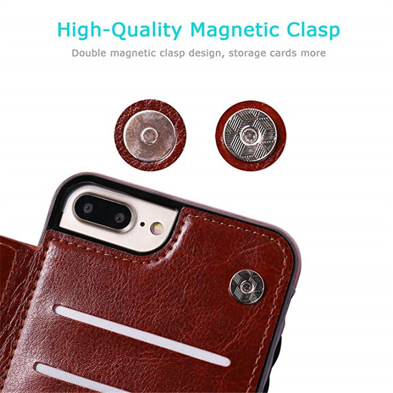 Slim Leather Cover Wallet Case For iPhone 12 11 pro max 8 7 6 plus