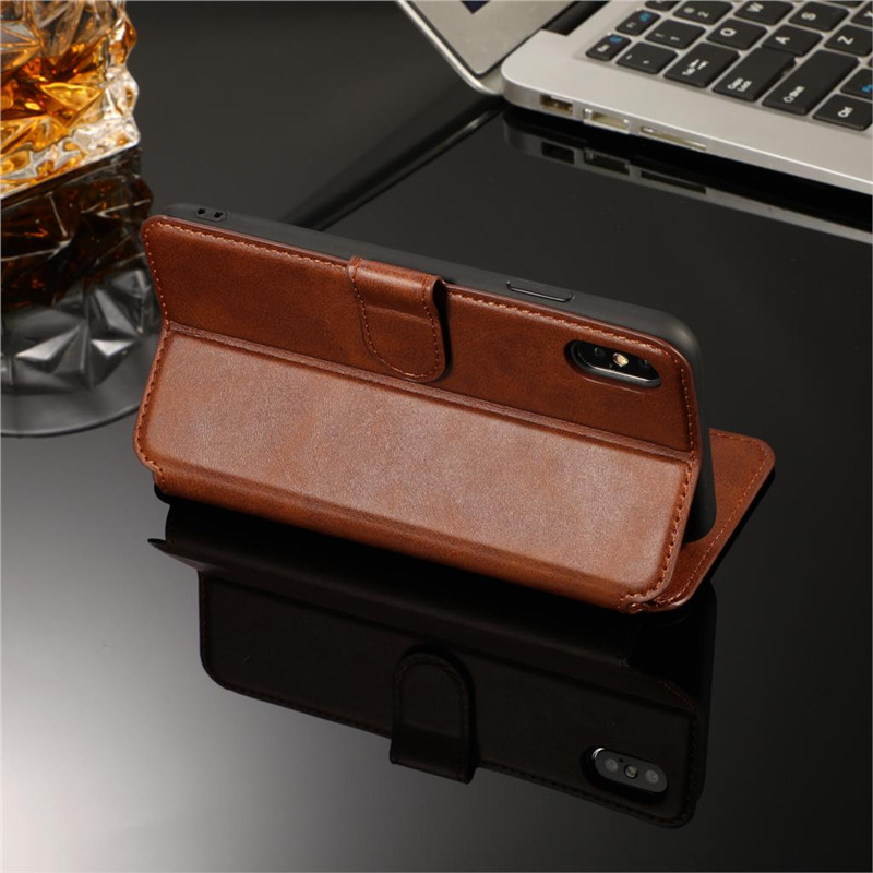 flip leather wallet case For iPhone 12 11 pro max 8 7 6 plus C24