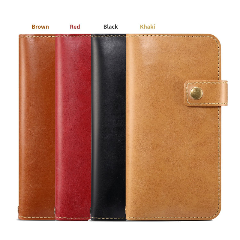 leather wallet case pouch for iPhone 11 pro max 8 7 6 plus C26