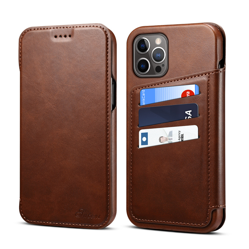 leather wallet case For iPhone 12 11 pro max 8 7 6 plus C29