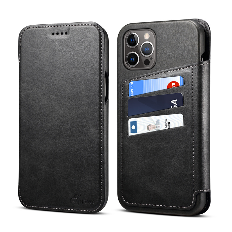 leather wallet case For iPhone 12 11 pro max 8 7 6 plus C29