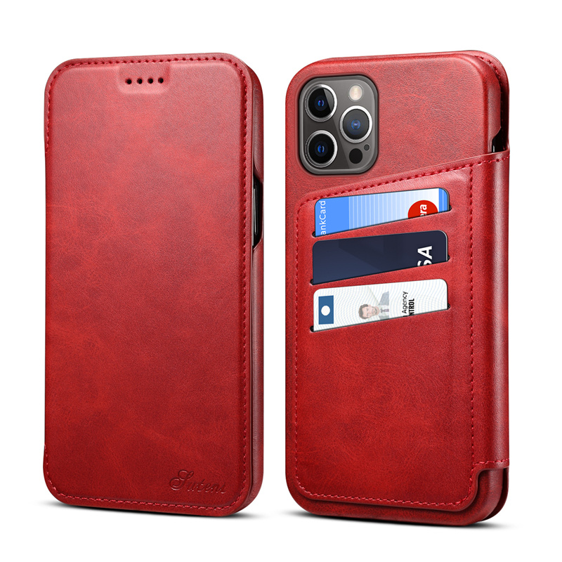 leather wallet case For iPhone 12 11 pro max 8 7 6 plus C29