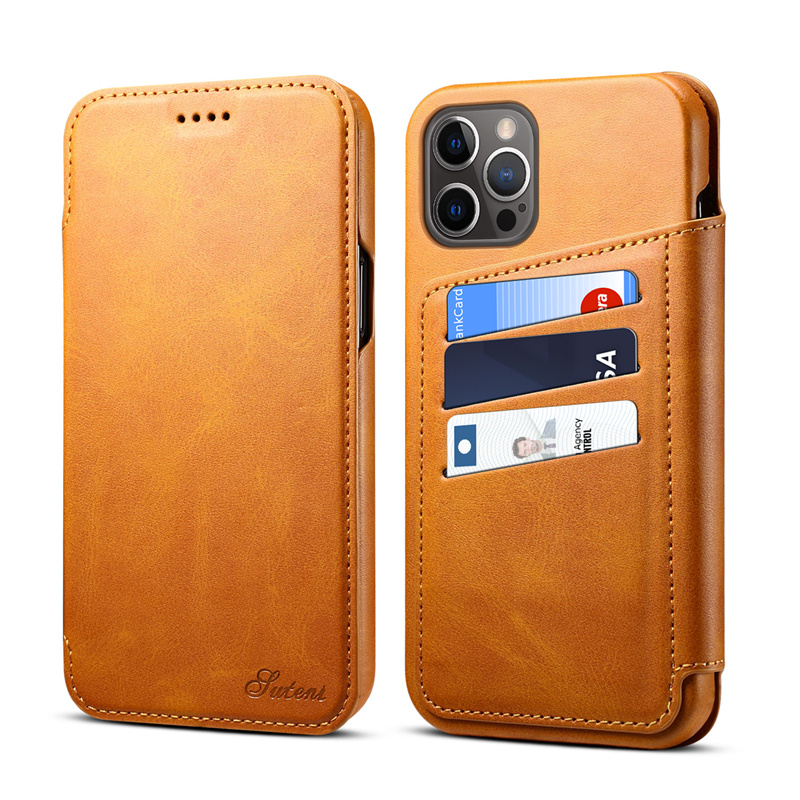 leather wallet case For iPhone 12 11 pro max 8 7 6 plus C29