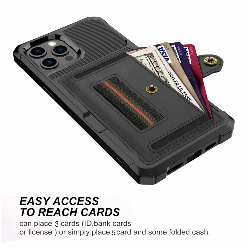 protective wallet case for iPhone 12 11 pro max 8 7 6 plus C35