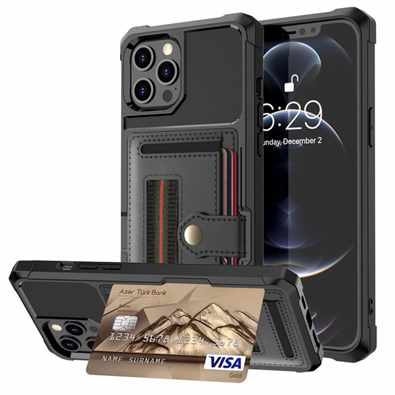 protective wallet case for iPhone 12 11 pro max 8 7 6 plus C35