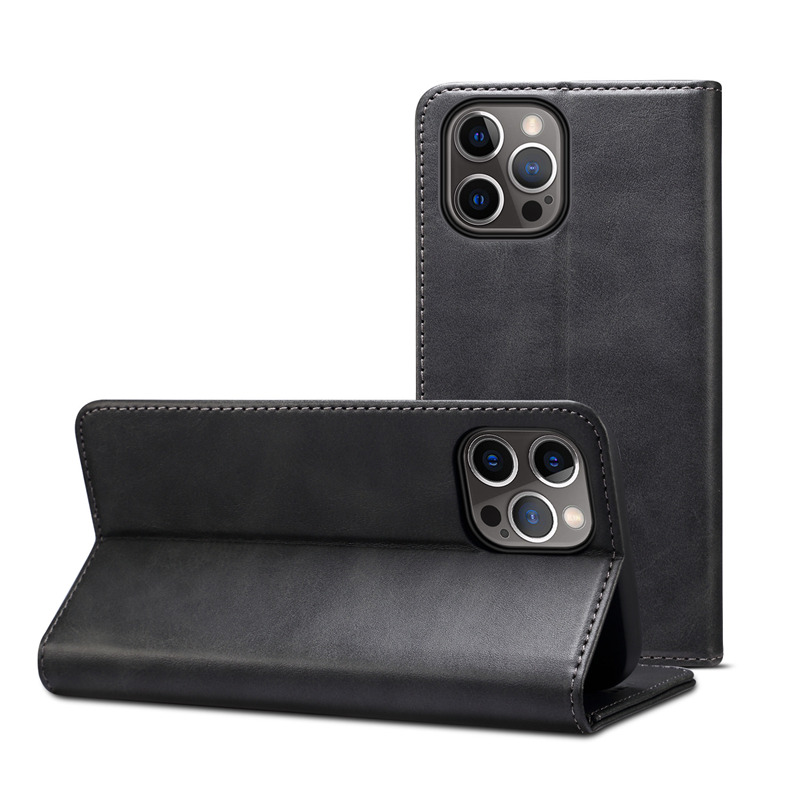 magnetic flip leather wallet case for iPhone 12 11 pro max 8 7 6 plus C36