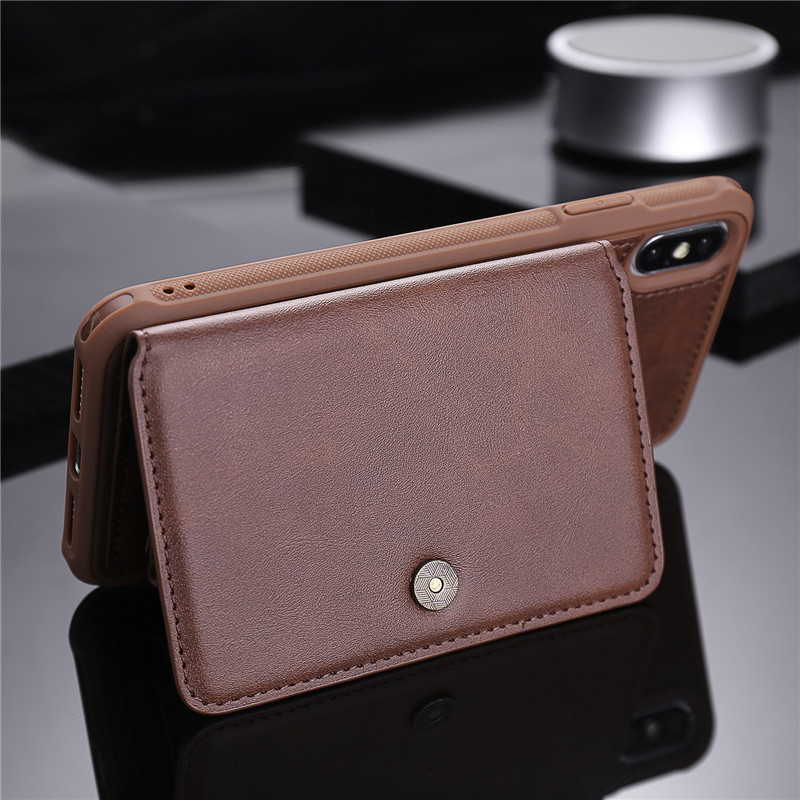 zipper flip wallet case for iPhone 11 pro max mini 8 7 6 plus C49
