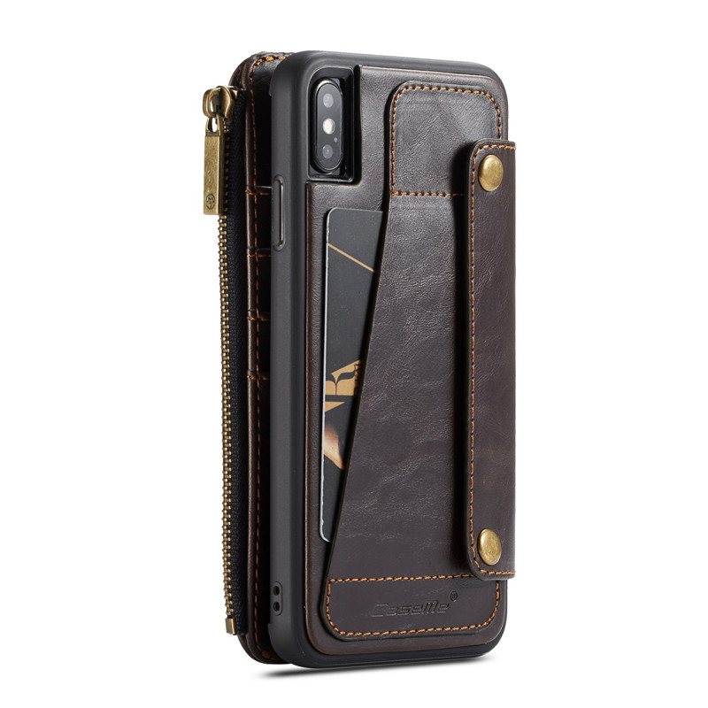 detachable leather wallet case pouch for iPhone 11 pro max mini C53