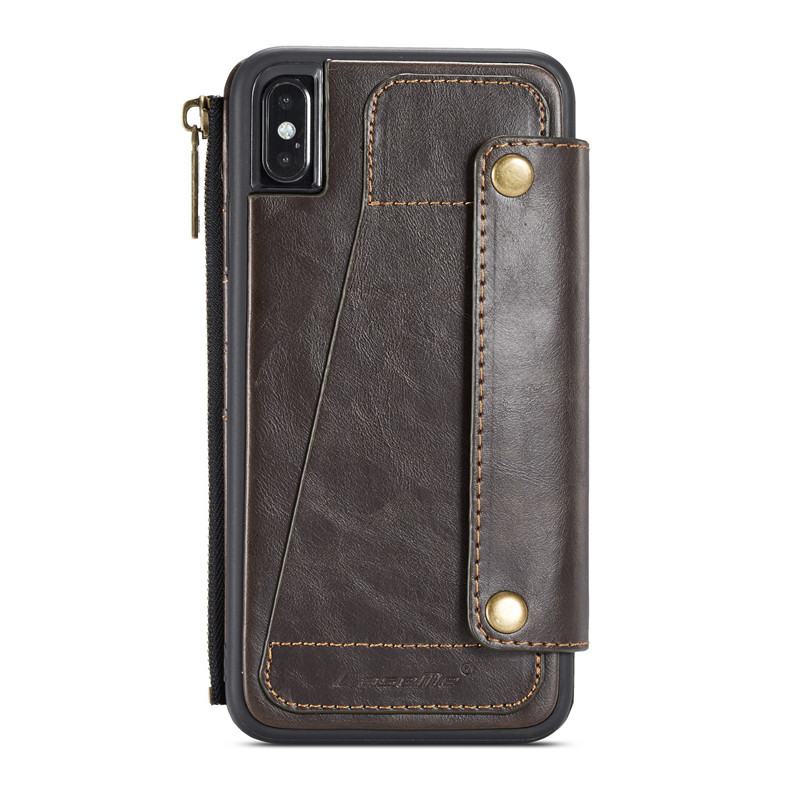 detachable leather wallet case pouch for iPhone 11 pro max mini C53