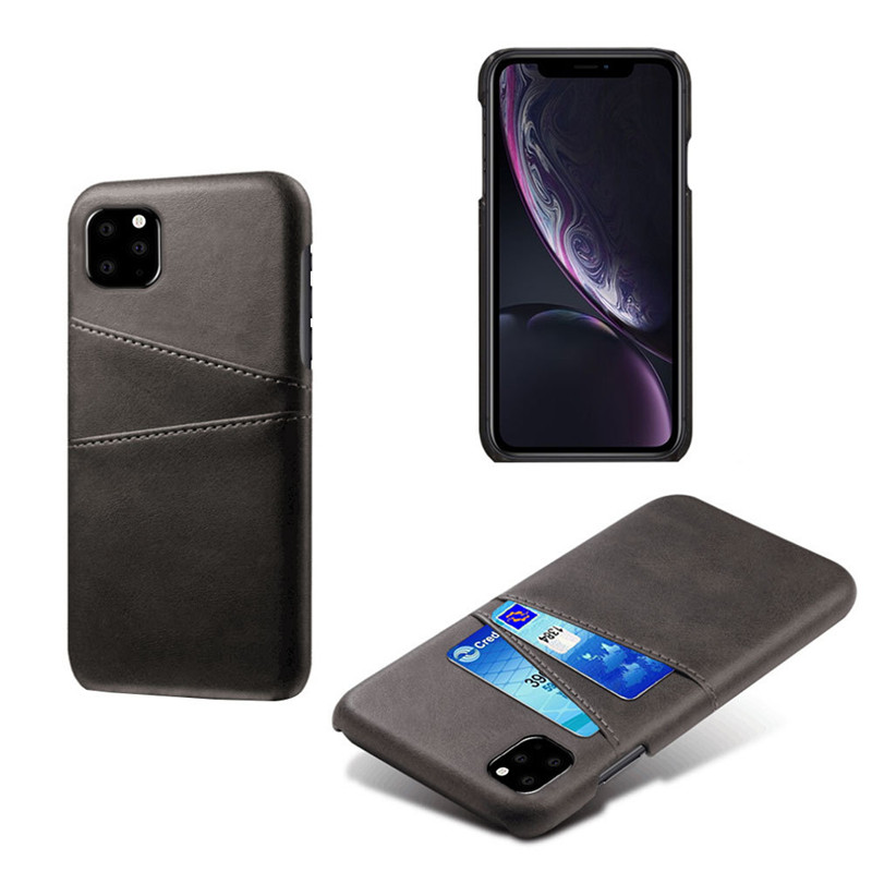 back slim cover leather wallet case for iPhone 12 11 pro max 8 7 6 plus c55