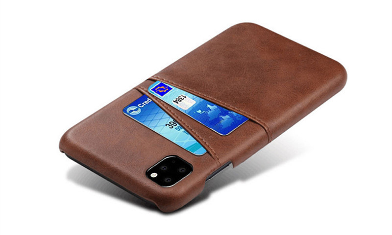 back slim cover leather wallet case for iPhone 12 11 pro max 8 7 6 plus c55