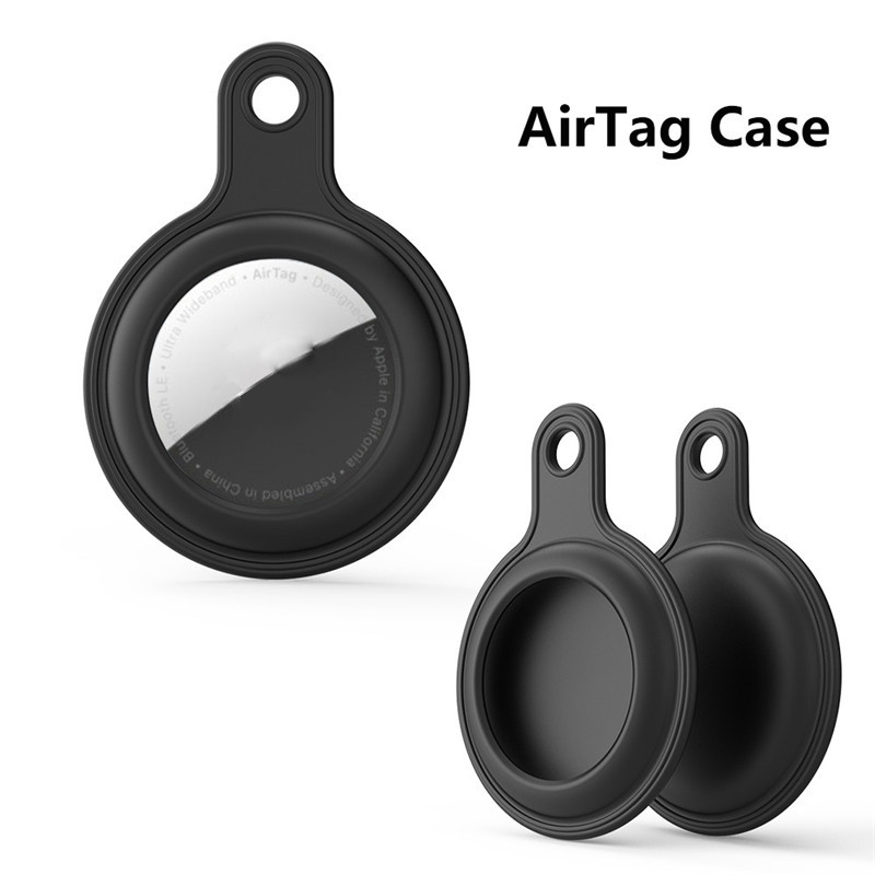 round silicone protector shell sleeve for airtag