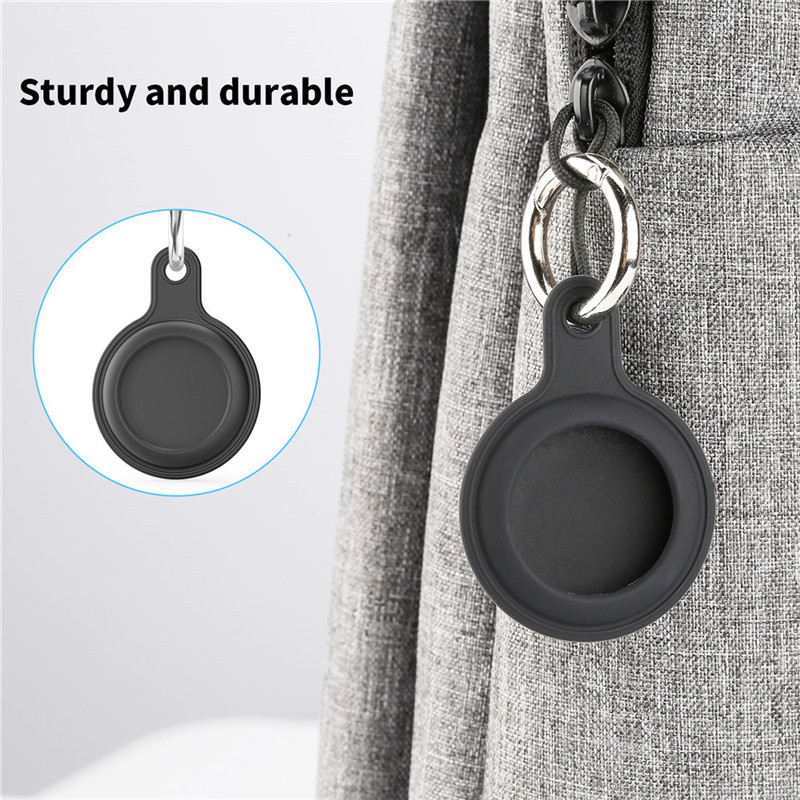 round silicone protector shell sleeve for airtag