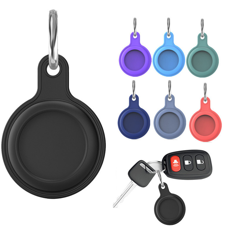 round silicone protector shell sleeve for airtag round silicone protector shell sleeve for airtag