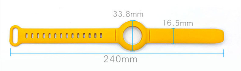 silicone watch band strap protective case cover for AirTag