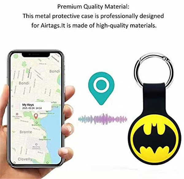 3D design keychain airtag case protective sleeve for airtags