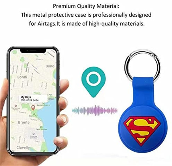 3D design keychain airtag case protective sleeve for airtags