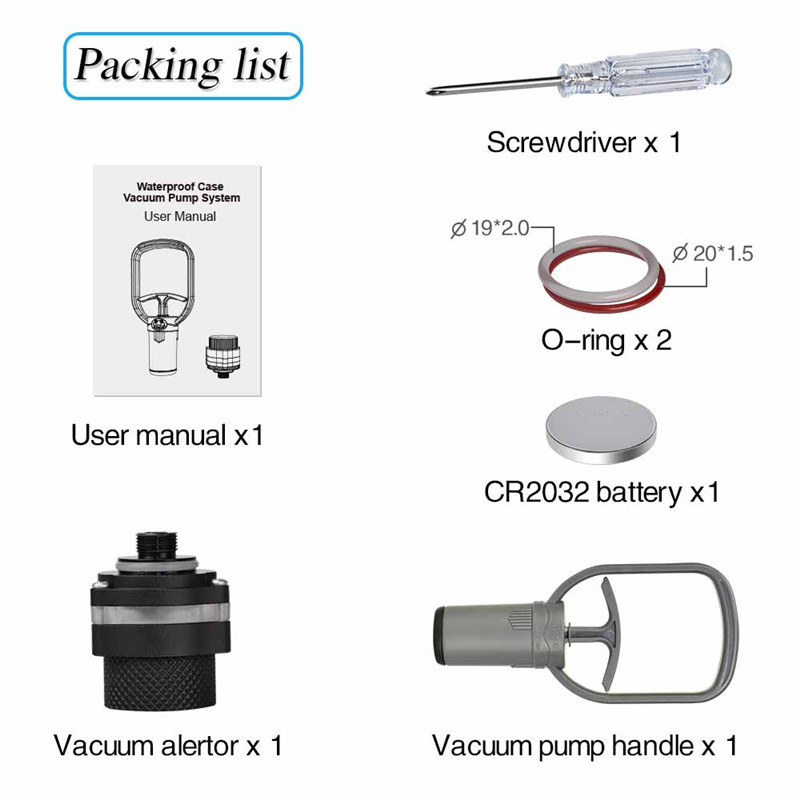 VPS-100 Pre-Dive vacuum leak check system