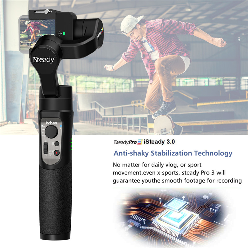 hohem iSteady pro 3 handheld 3-axis WiFi action camera gimbal stabilizer iSteady pro 3action camera gimbal stabilizer