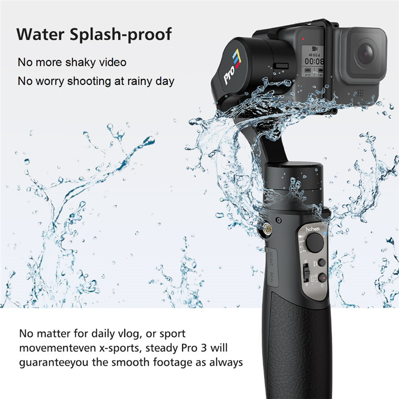 hohem iSteady pro 3 handheld 3-axis WiFi action camera gimbal stabilizer iSteady pro 3action camera gimbal stabilizer