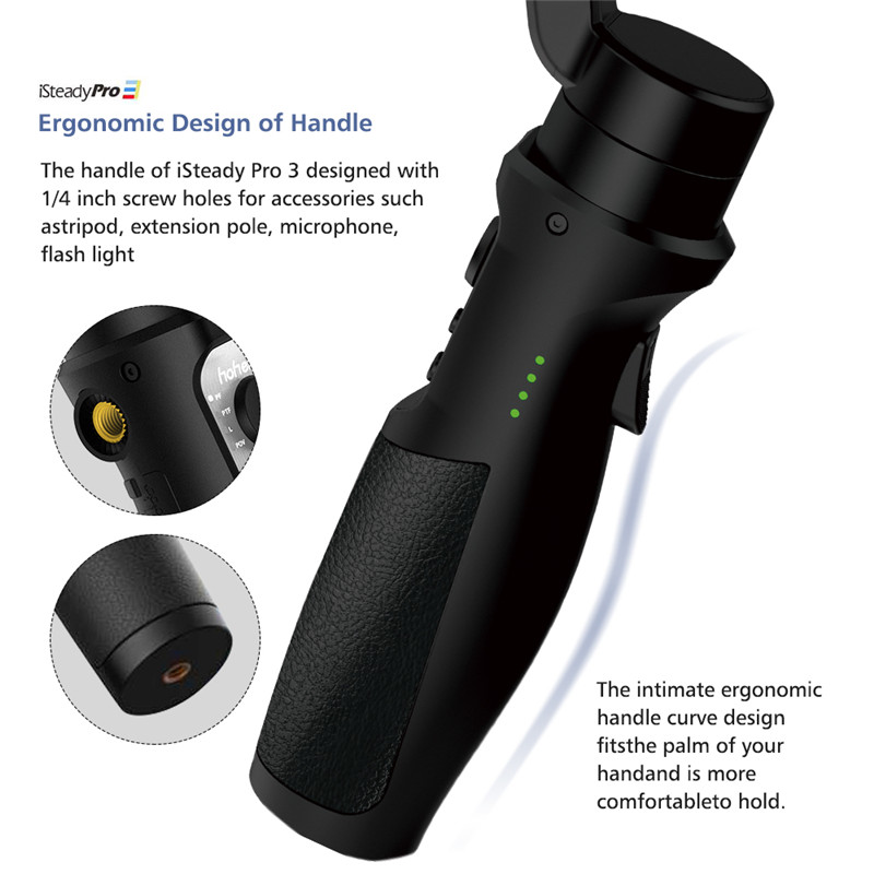 hohem iSteady pro 3 handheld 3-axis WiFi action camera gimbal stabilizer iSteady pro 3action camera gimbal stabilizer