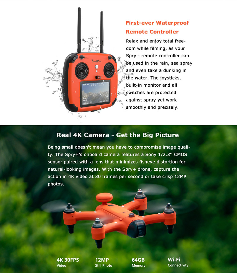 Swellpro Spry+ Plus Waterproof Drone