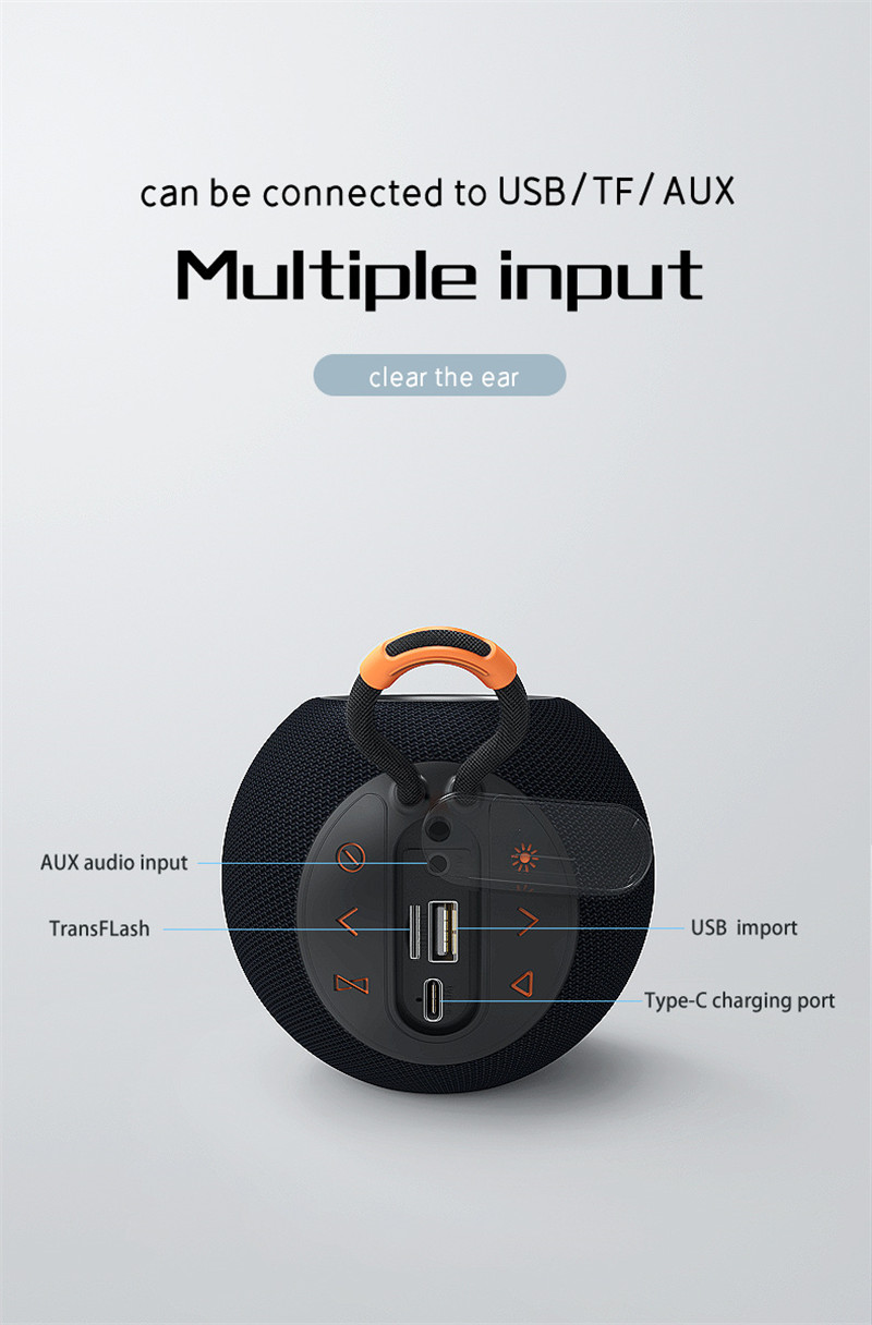 OPESTAR H52 TWS portable waterproof bluetooth speakers OPESTAR H52 TWS portable waterproof bluetooth speakers