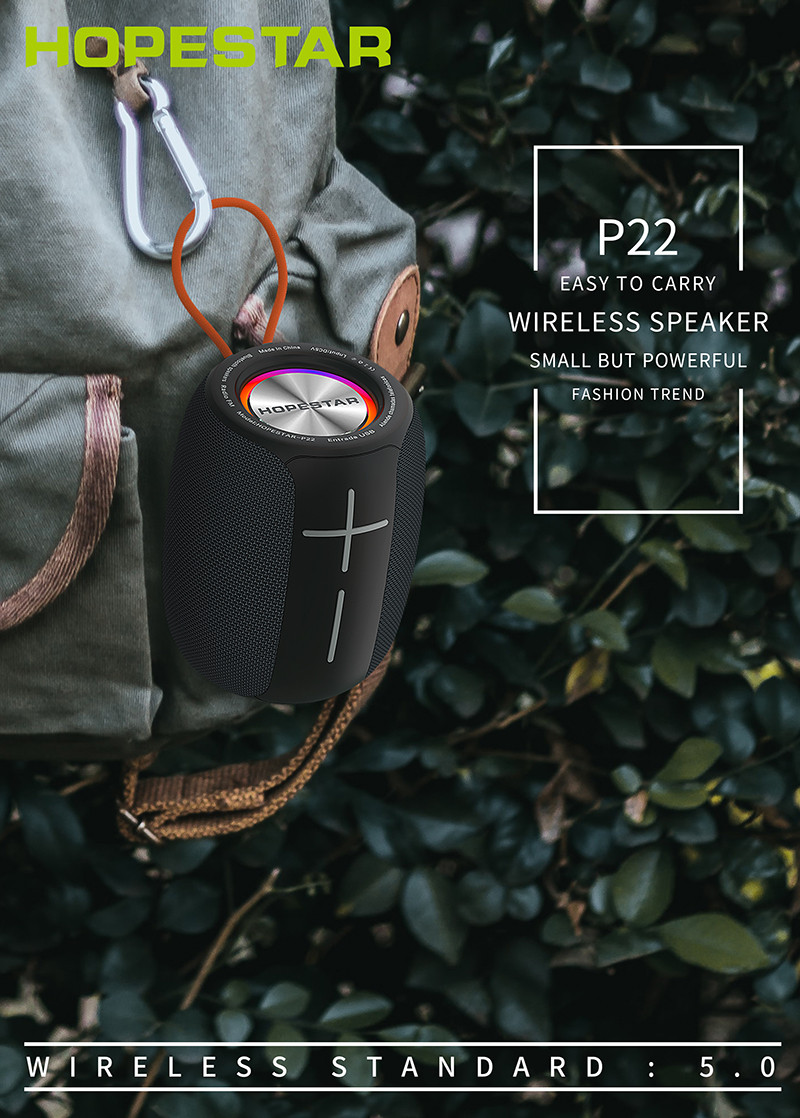 HOPESTAR-P22 wireless waterproof portable bluetooth speaker