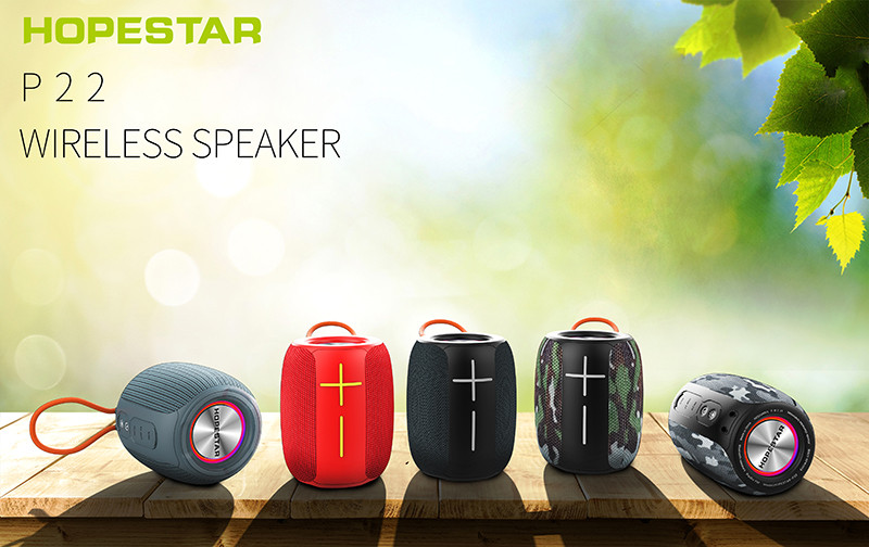 HOPESTAR-P22 wireless waterproof portable bluetooth speaker