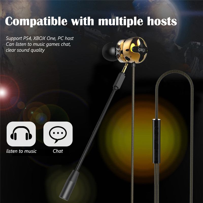 ipega PG-R012 gaming earphone wired in-ear headphone