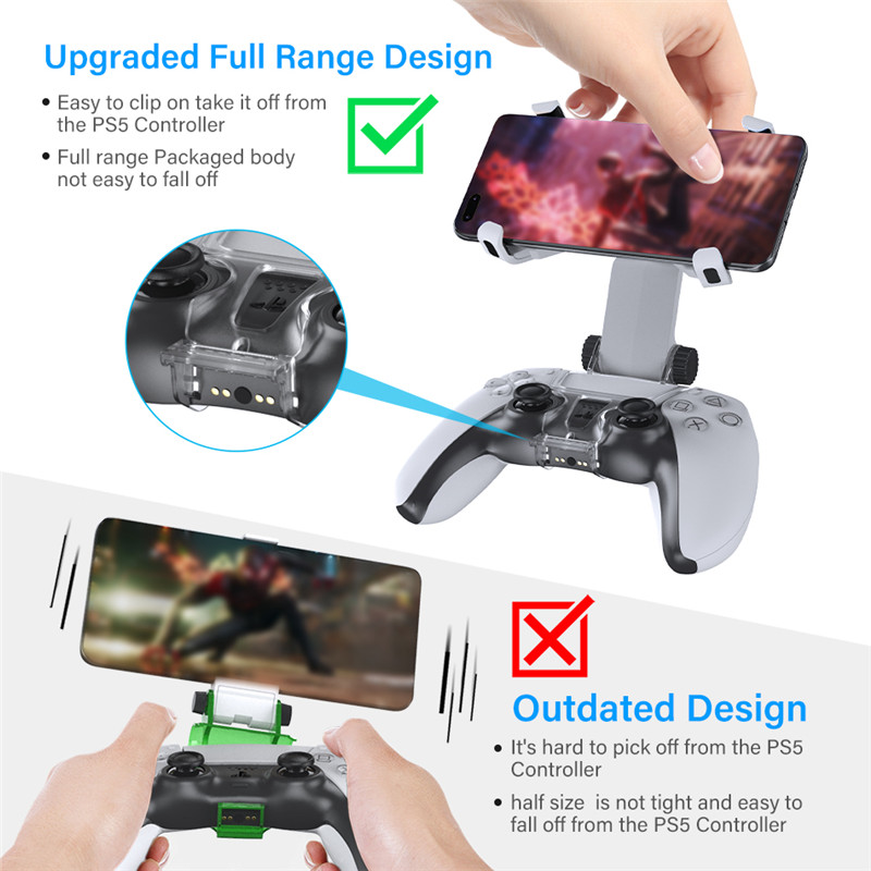 DOBE PS5 mobile phone game clip playstation 5 joystick clamp