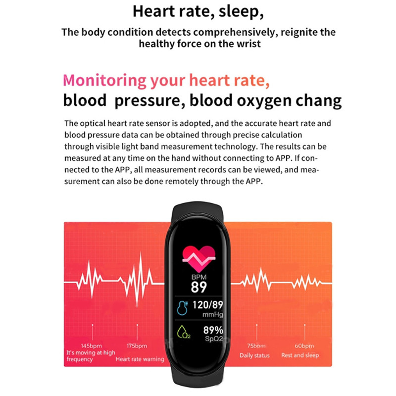 M6 smart watch sport bracelet M6