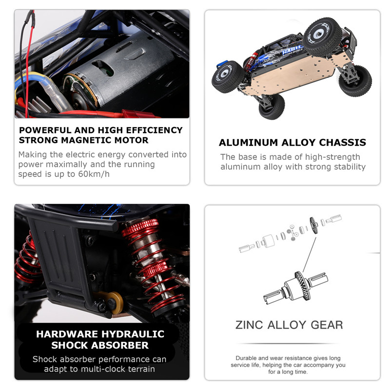 Wltoys 124018 4WD high speed 2.4GHz off-road RC car Wltoys