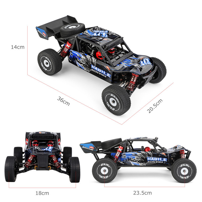 Wltoys 124018 4WD high speed 2.4GHz off-road RC car Wltoys