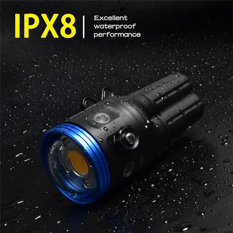 Seafrogs SF-L02 100m flashlight diving torch underwater strobe Seafrogs