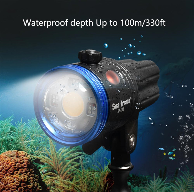 Seafrogs SF-L02 100m flashlight diving torch underwater strobe Seafrogs