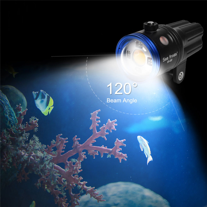 Seafrogs SF-L02 100m flashlight diving torch underwater strobe Seafrogs
