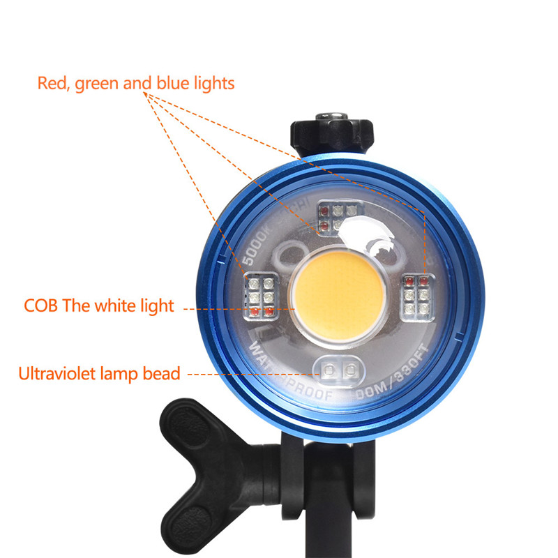 Seafrogs SF-L02 100m flashlight diving torch underwater strobe Seafrogs
