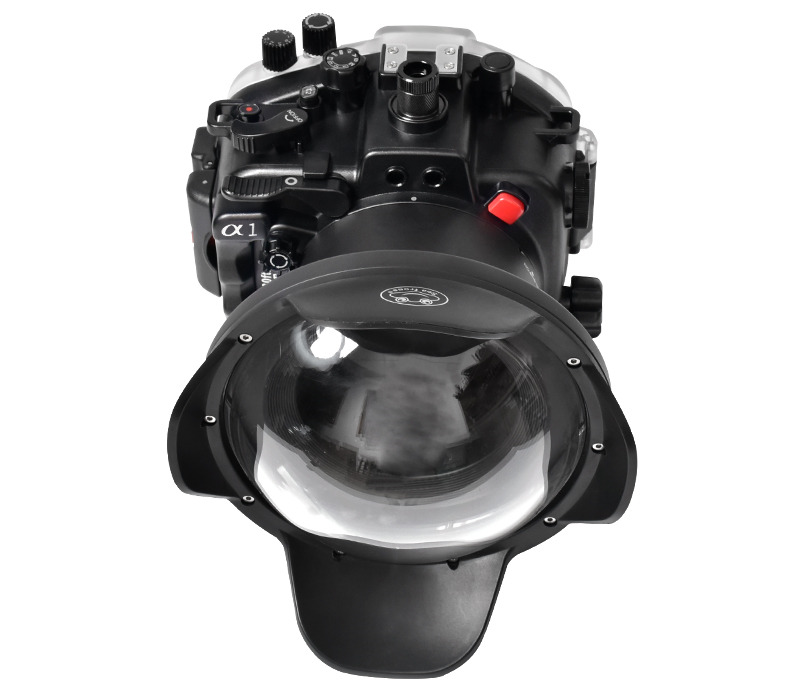 dry lens dome for Sony A1 underwater housing waterproof case
