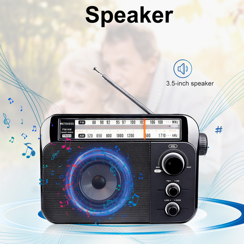 retekess TR604 AM FM portable radio