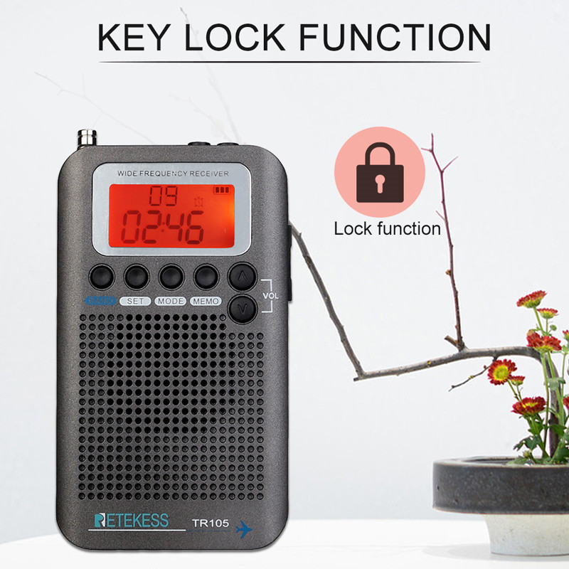 RETEKESS TR105 portable radio FM AM SW receiver RETEKESS TR105 portable radio FM AM SW receiver