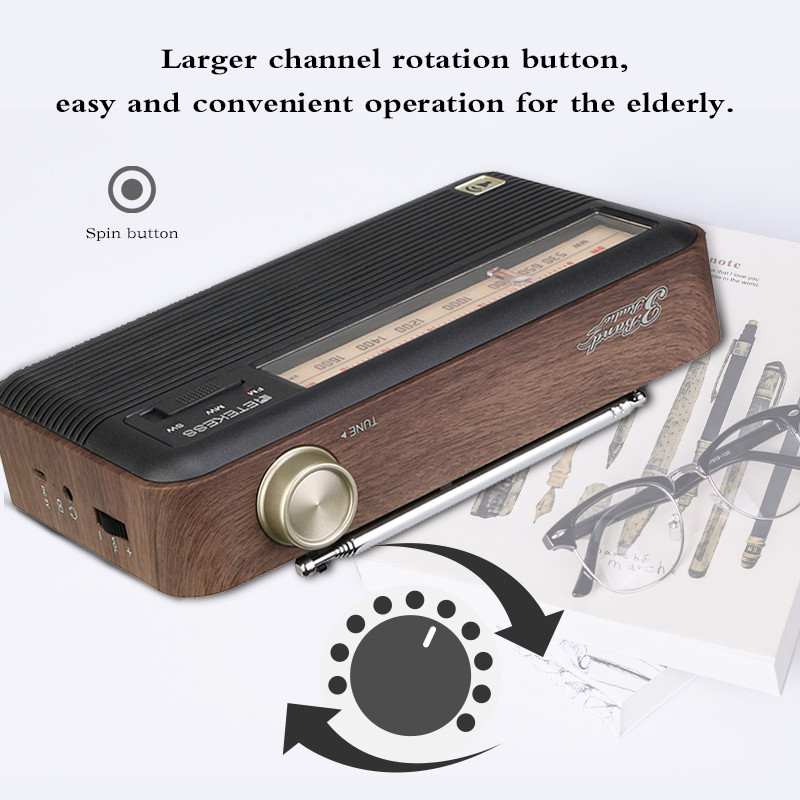 RETEKESS TR614 retro portable radio