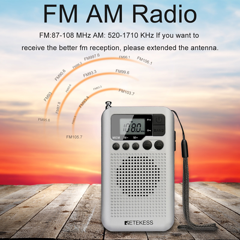 Retekess TR106 portable FM AM radio