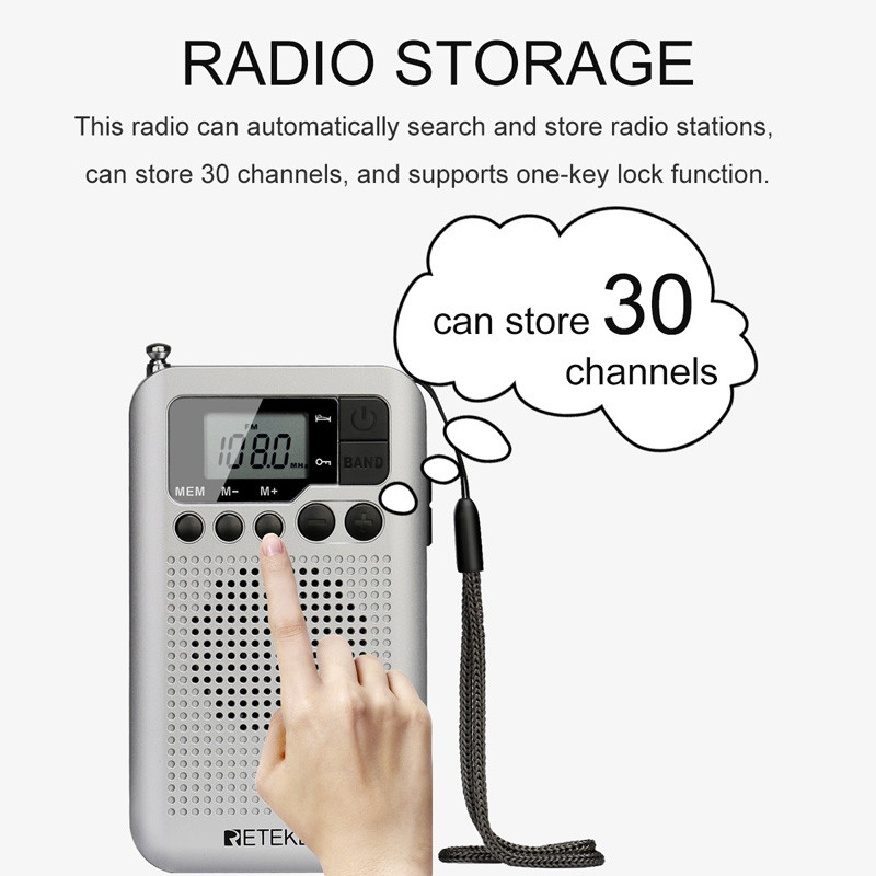 Retekess TR106 portable FM AM radio