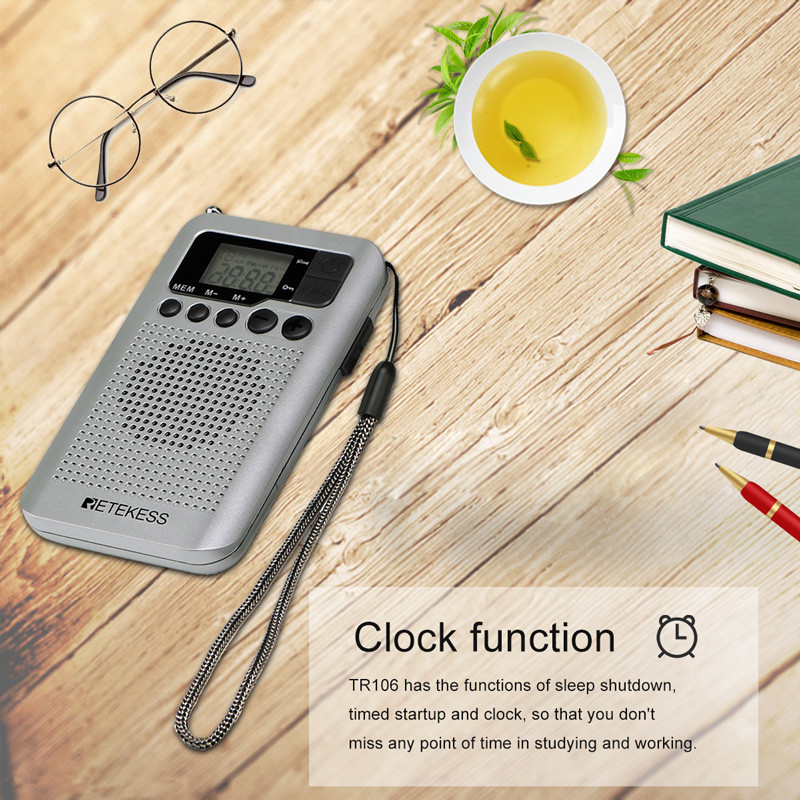 Retekess TR106 portable FM AM radio Retekess TR106 portable FM AM radio