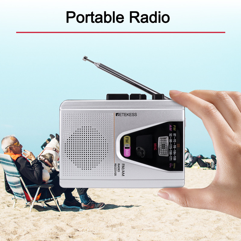 Retekess TR620 FM/AM portable radio cassette playback voice recorder Retekess TR620 FM/AM portable radio cassette playback voice recorder