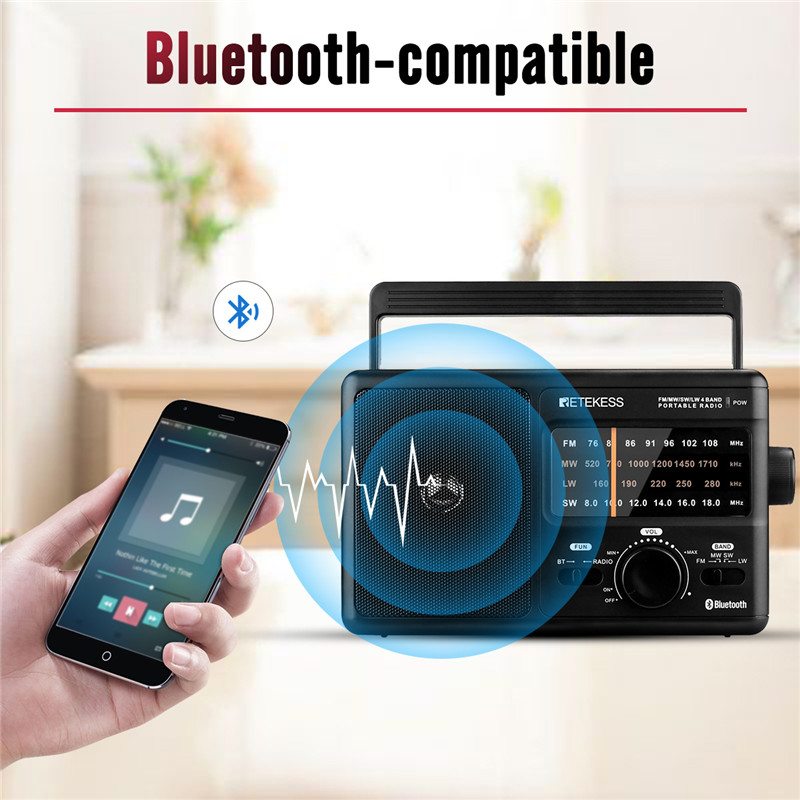 Retekess TR626 AM FM SW LW portable radios bluetooth speaker Retekess TR626 AM FM SW LW portable radios bluetooth speaker