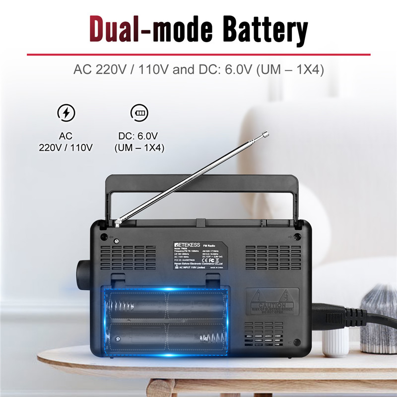 Retekess TR626 AM FM SW LW portable radios bluetooth speaker